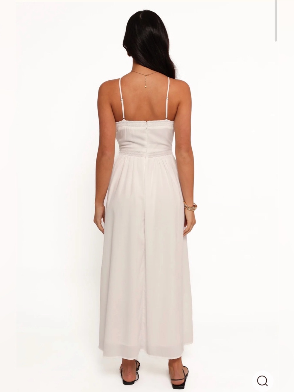 NWT- Petal & Pup Madi Maxi Dress, White, size Medium - Picture 4 of 13